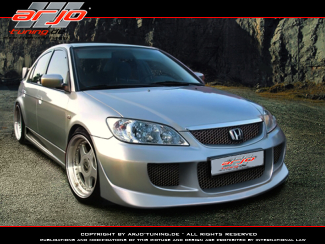 Honda Civic Coupe 2001-2005 set praguri