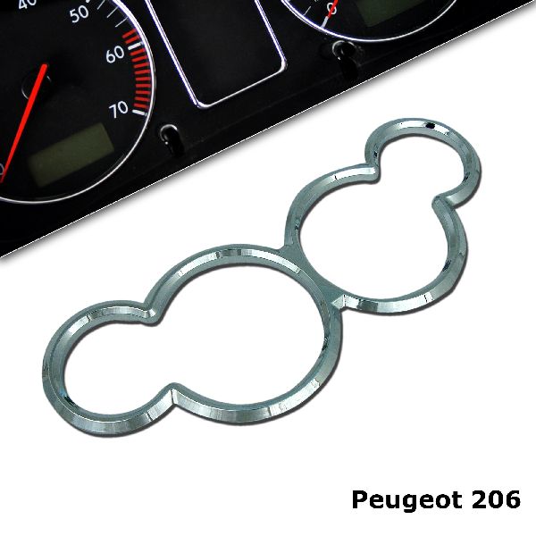 Inele bord crom Peugeot 206