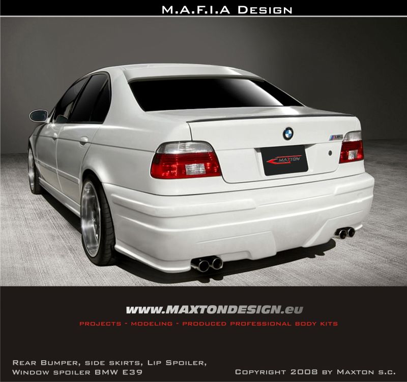 Bara Spate BMW 5 E39 MAXTON DESIGN